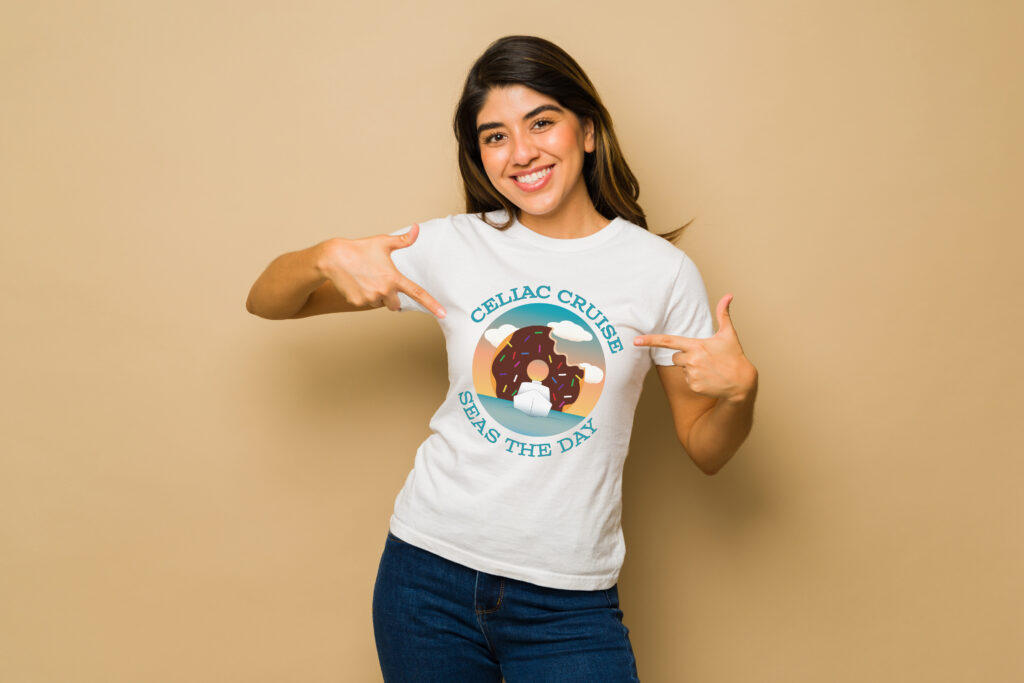 Tshirt Design for Royal Caribbean's Celiac Cruise